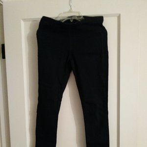 Just Black: darkest navy pull on pants